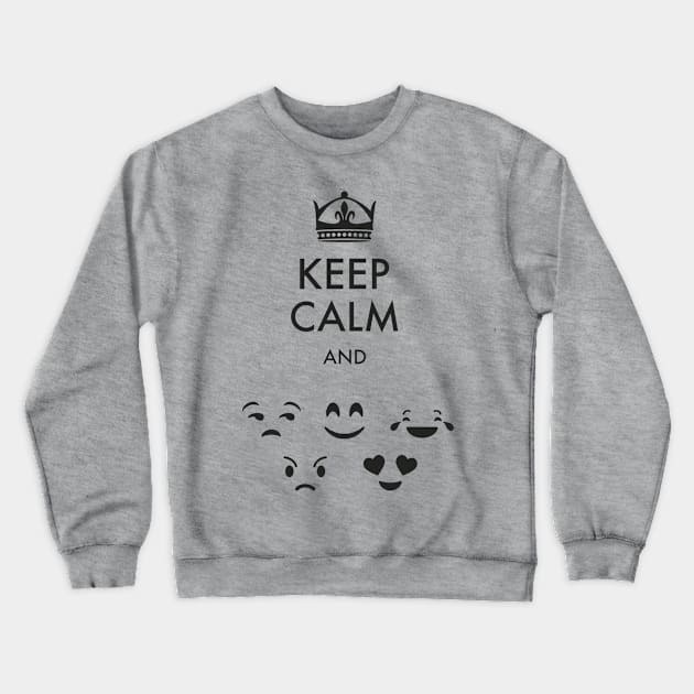 emoji t shirt Crewneck Sweatshirt by Emoji